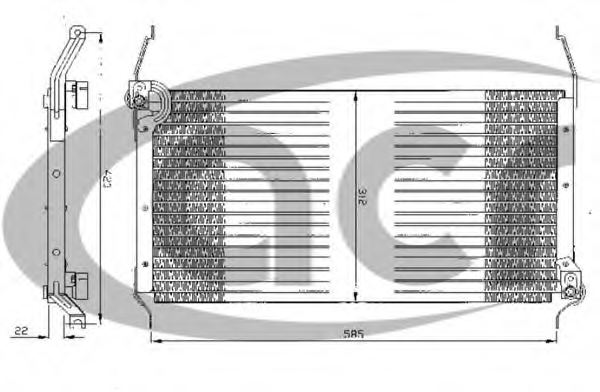ACR 300082 Condenser, air conditioning